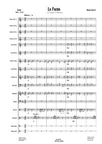 page1La Faena - Score